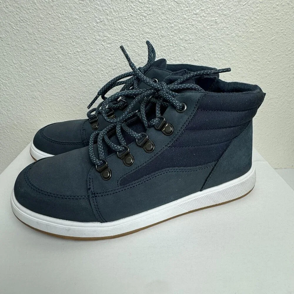Boys' Damien Boots Navy Blue Size 6 BIG BOY Cat & Jack